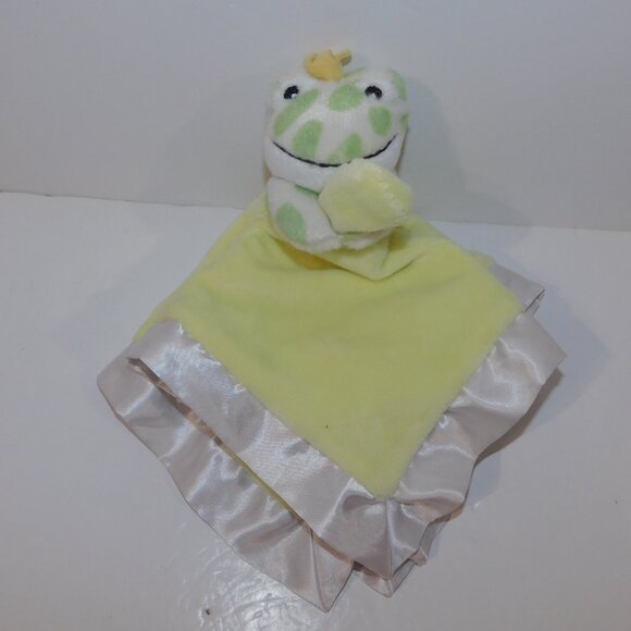 Cloud B Frog Prince Yellow Green Peekaboo Lovie Security Blanket Baby Lovey 2014 - Picture 2 of 10